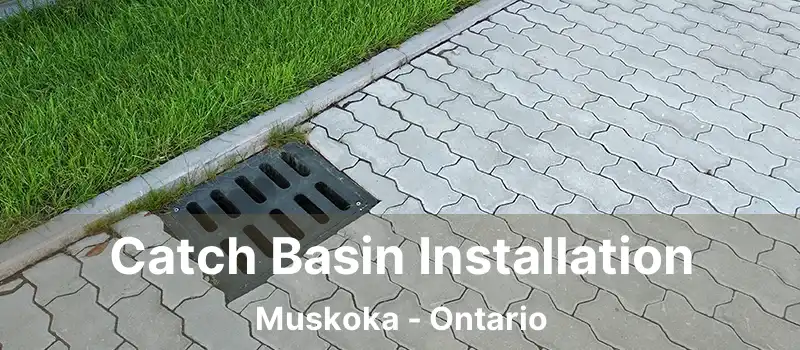  Catch Basin Installation Muskoka - Ontario