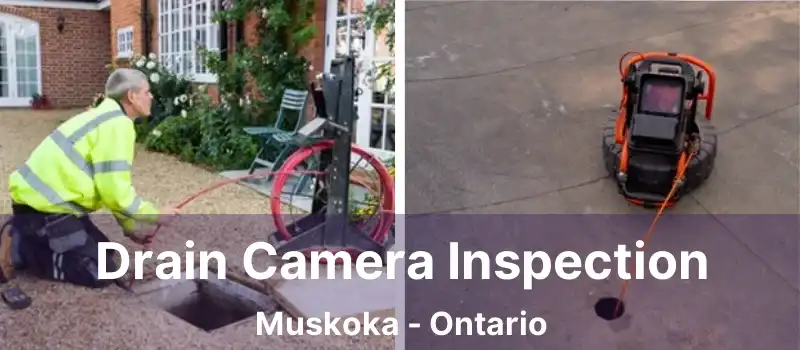  Drain Camera Inspection Muskoka - Ontario