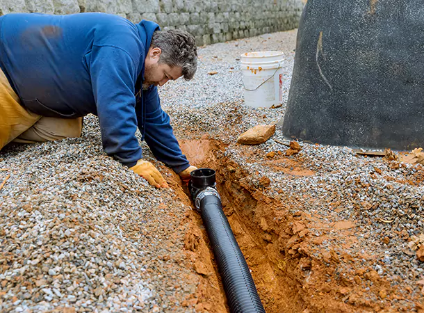 Sewer Pipe Burst Replacement in Muskoka, Ontario