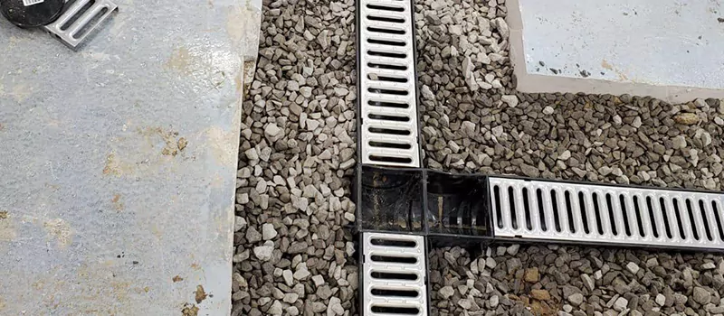 Storm Water Trench Drain Repair in Muskoka, ON